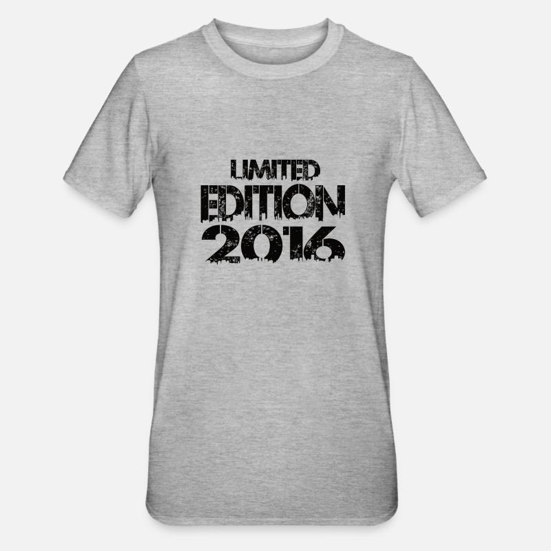 Édition limitée 2016 - T-shirt polycoton Unisexe - gris chiné