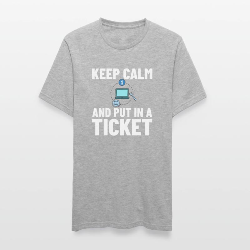 Tech Support IT Technical Assistance Helpdesk Unisex Polycotton T-Shirt