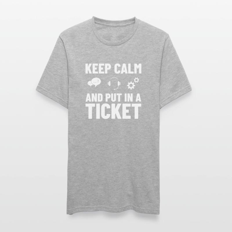 Support technique Assistance technique informatique Helpdesk T-shirt polycoton Unisexe
