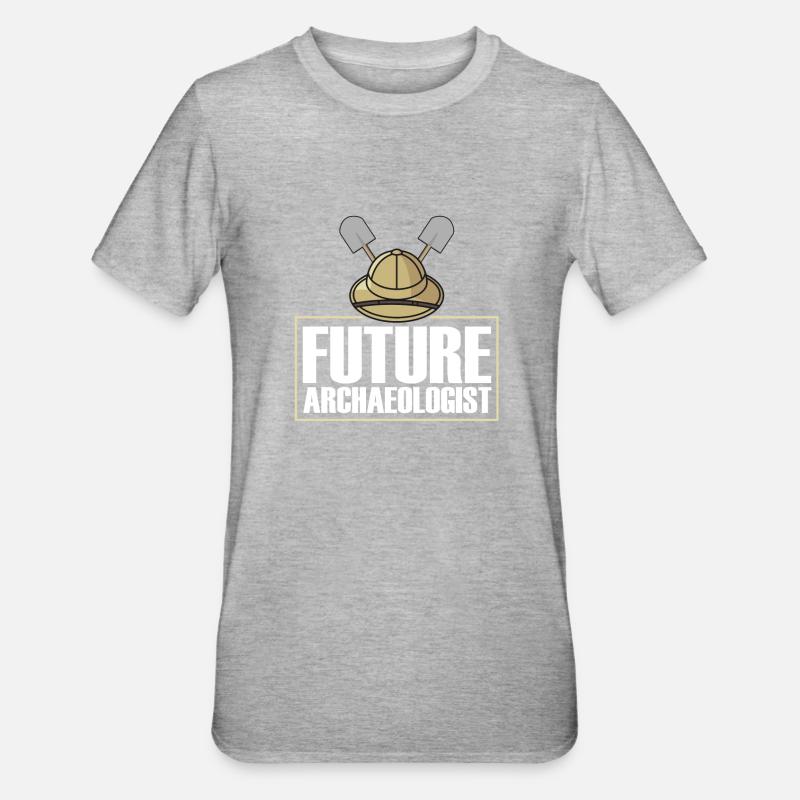 Future archaeologist Student Artifact - Unisex Polycotton T-Shirt - heather grey
