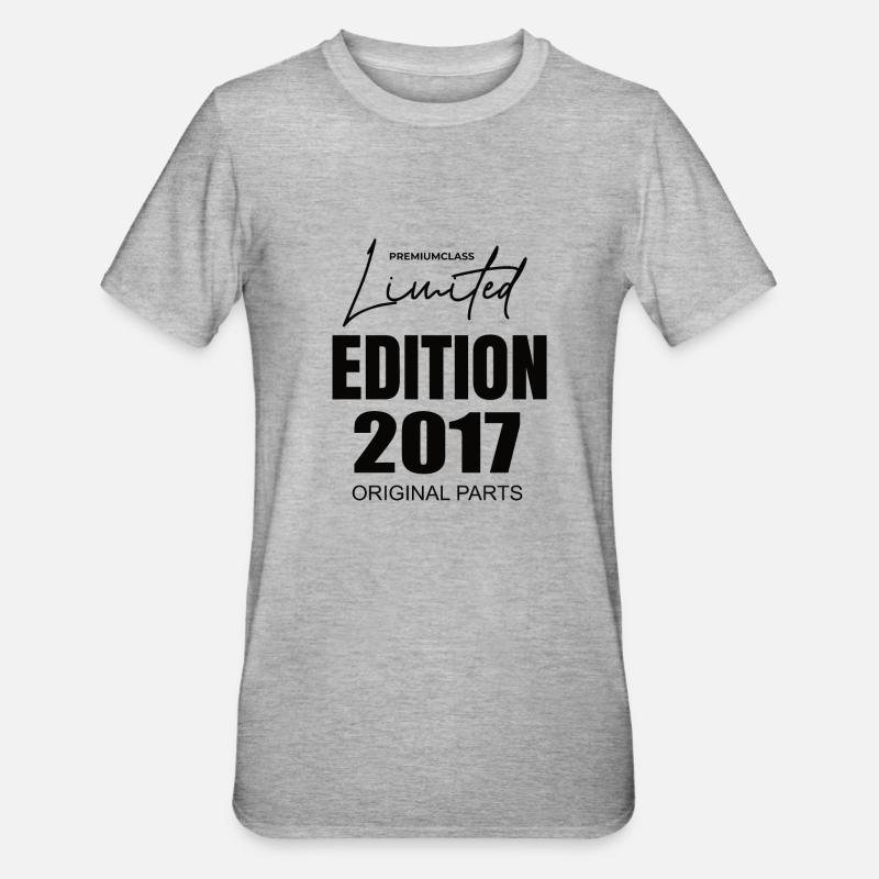 Édition limitée 2017 - T-shirt polycoton Unisexe - gris chiné