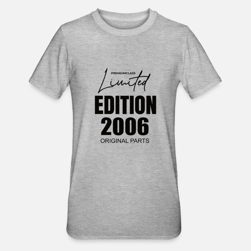 Édition limitée 2006 - T-shirt polycoton Unisexe - gris chiné