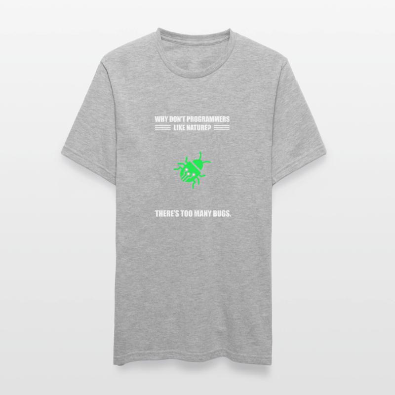 Programmeur Coder Développeur de logiciels T-shirt polycoton Unisexe