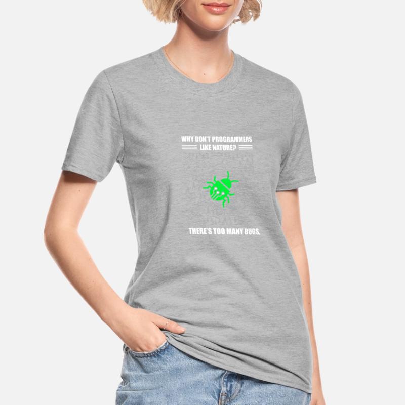 Programmeur Coder Développeur de logiciels T-shirt polycoton Unisexe