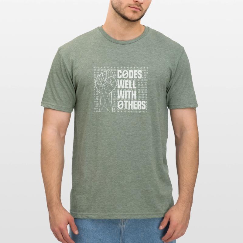 Programmierer Coder Software Entwickler Unisex Polycotton T-Shirt