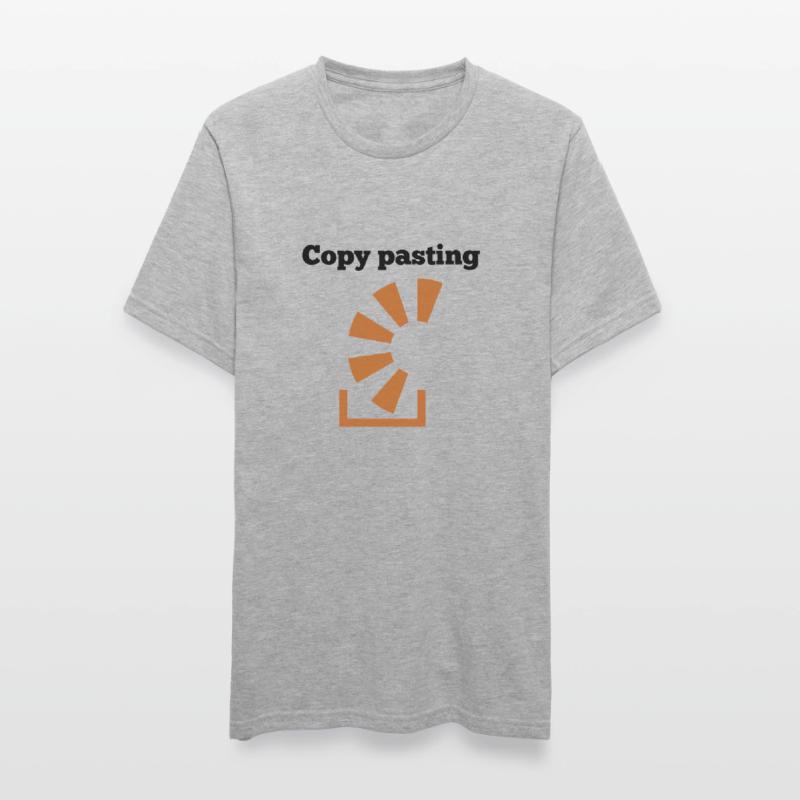 Copy Pasting Programming Coder Software Developer Unisex Polycotton T-Shirt