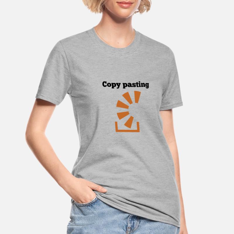 Copy Pasting Programming Coder Software Developer Unisex Polycotton T-Shirt