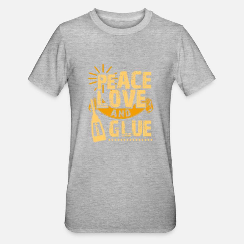 Modellbau Tabletop Spruch Modellbauer - Unisex Polycotton T-Shirt - Grau meliert