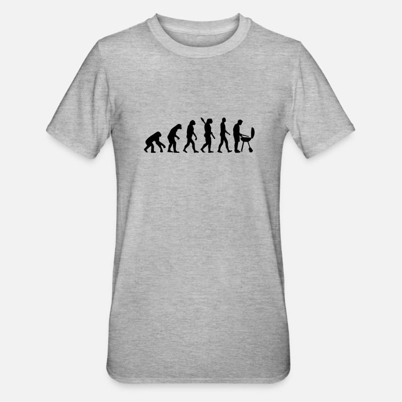 BBQ Grill EVOLUTION GRILL - T-shirt polycoton Unisexe - gris chiné
