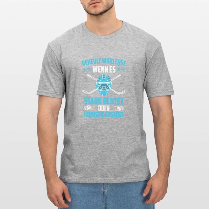 Geheult wird wenn es blutet oder komisch absteht Unisex Polycotton T-Shirt
