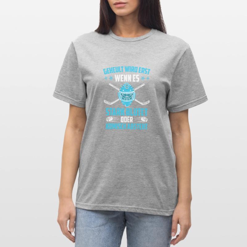 Geheult wird wenn es blutet oder komisch absteht Unisex Polycotton T-Shirt