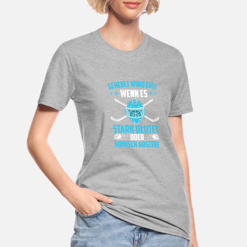 Geheult wird wenn es blutet oder komisch absteht Unisex Polycotton T-Shirt