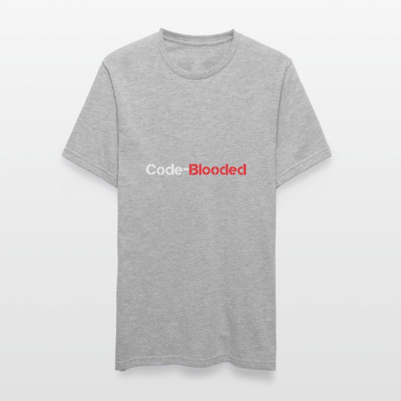 Code Blooded Programmer Coding Computer Science Unisex Polycotton T-Shirt