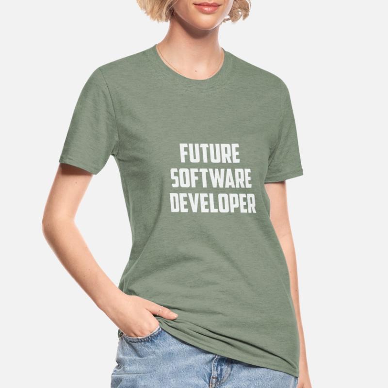 Future Software Developer Computer Nerd Unisex Polycotton T-Shirt