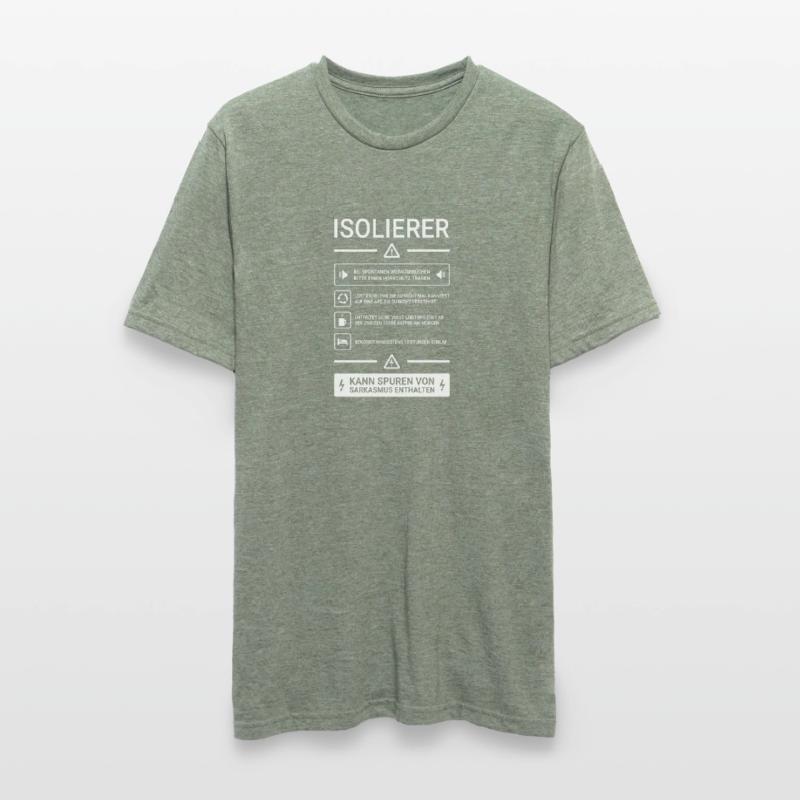 Isolierer I Isolierfacharbeiter oder Unisex Polycotton T-Shirt