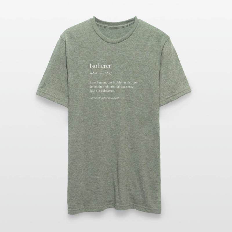 Isolierer I Isolierfacharbeiter oder Unisex Polycotton T-Shirt
