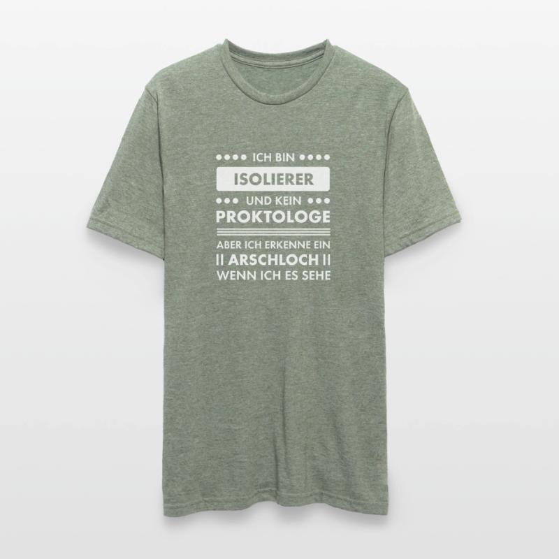 Isolierer I Isolierfacharbeiter oder Unisex Polycotton T-Shirt