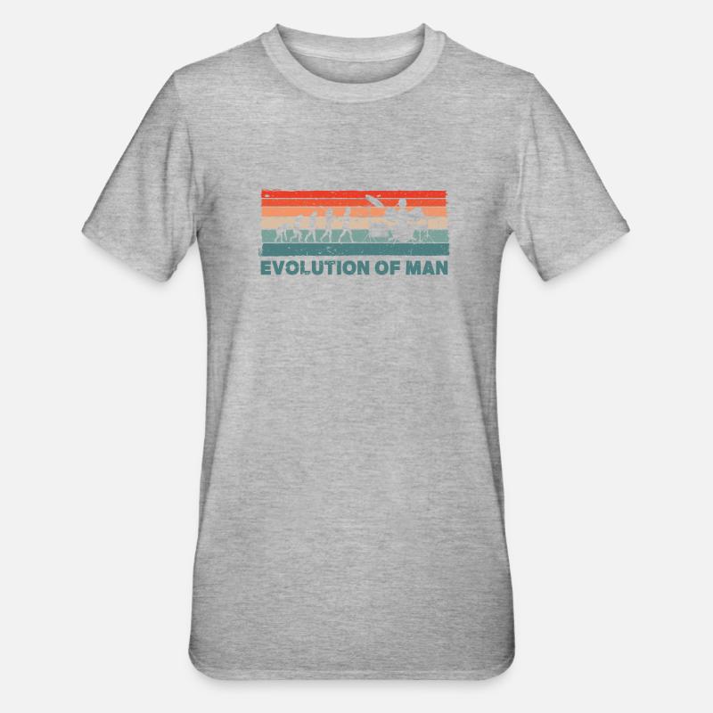 Retro Schlagzeuger Evolution Drummer - Unisex Polycotton T-Shirt - undefined