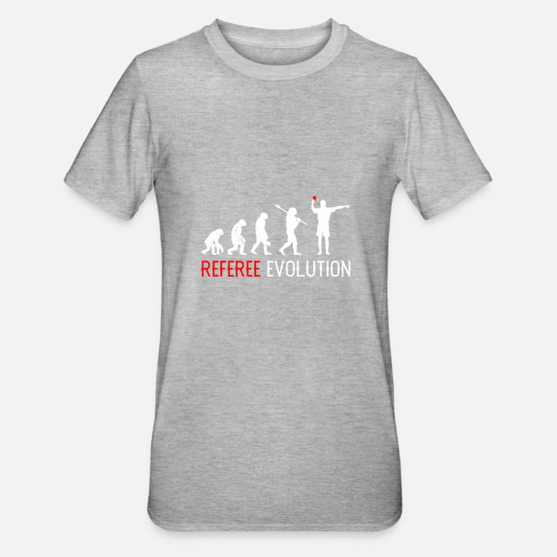 Arbitre Evolution Schiri - T-shirt polycoton Unisexe - gris chiné