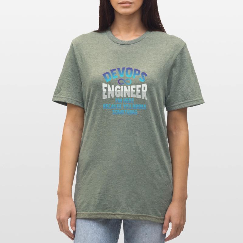 Sys-Admin Developer Devops Engineer Unisex Polycotton T-Shirt