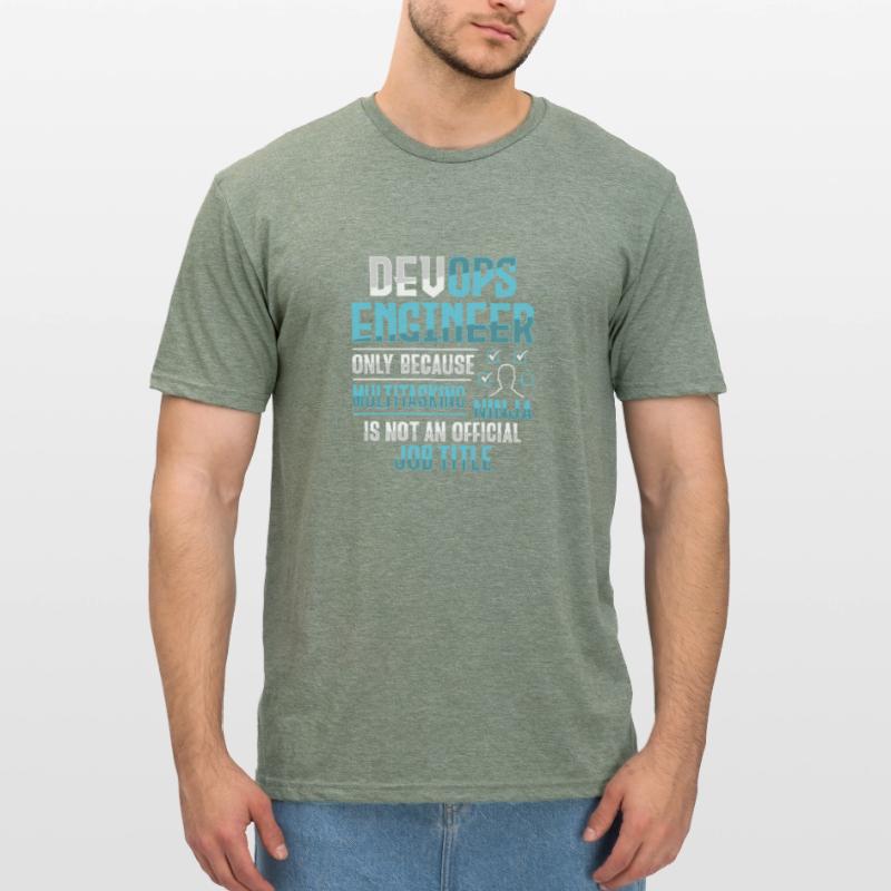 Sys-Admin Developer Devops Engineer Unisex Polycotton T-Shirt