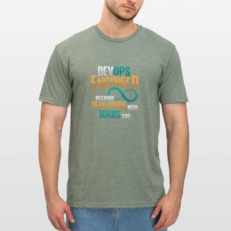 Sys-Admin Developer Devops Engineer Unisex Polycotton T-Shirt