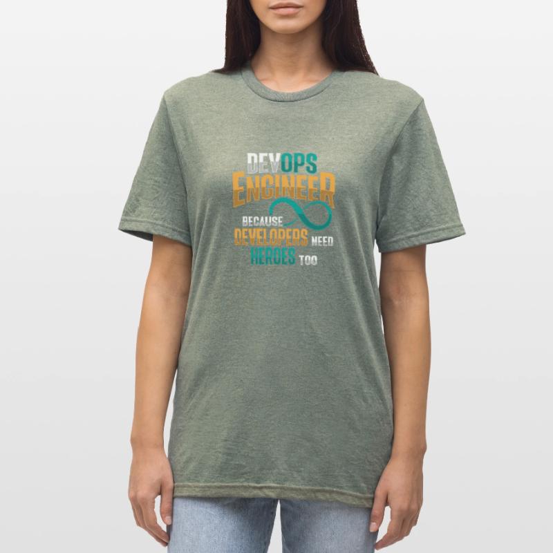 Sys-Admin Developer Devops Engineer Unisex Polycotton T-Shirt