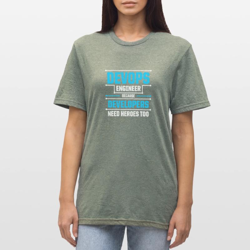 Sys-Admin Developer Devops Engineer Unisex Polycotton T-Shirt