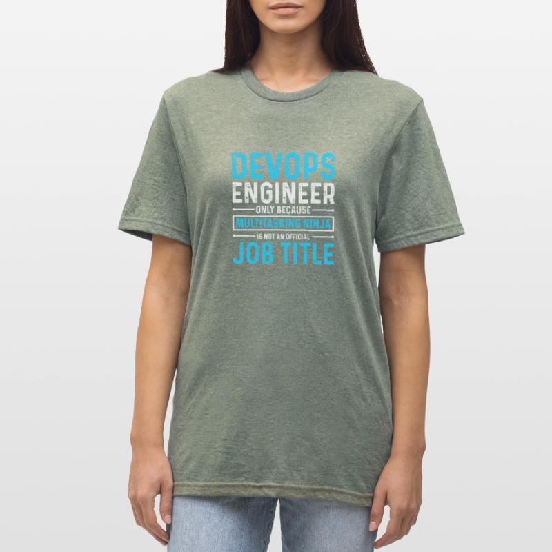 Sys-Admin Developer Devops Engineer Unisex Polycotton T-Shirt