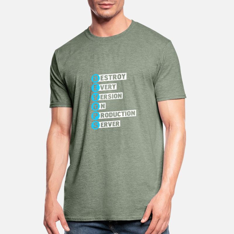 Devops Sys-Admin Developer Heroes Design Unisex Polycotton T-Shirt