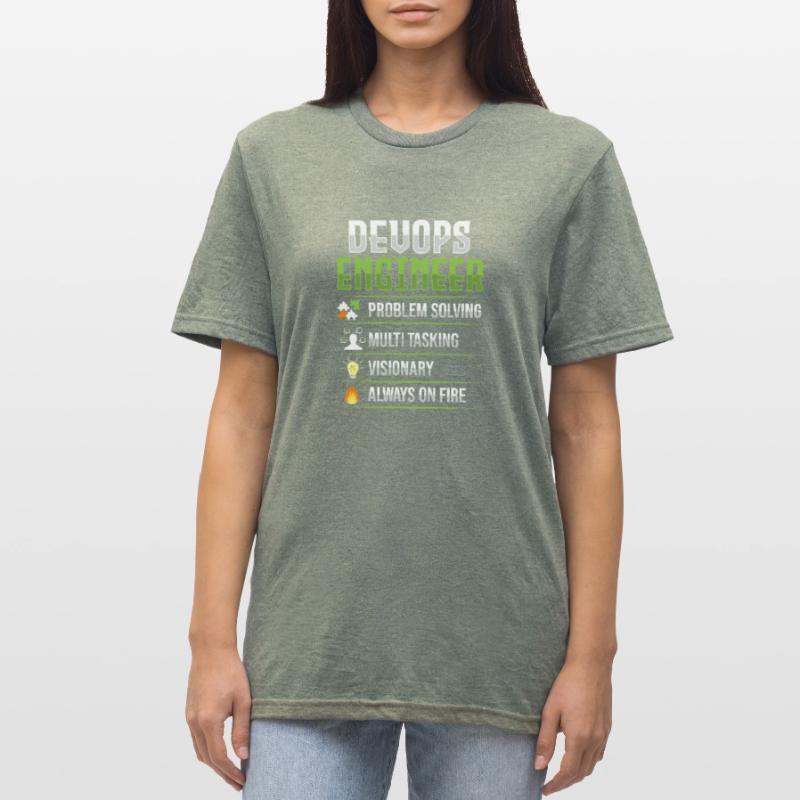 Devops Sys-Admin Developer Unisex Polycotton T-Shirt