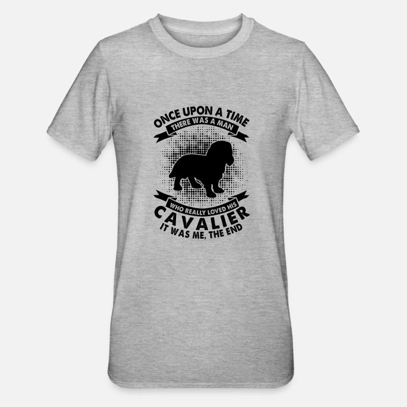 Es War Einmal Kavalier - Unisex Polycotton T-Shirt - Grau meliert