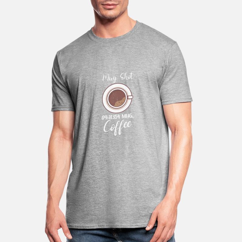 Amateur de café Molécule de caféine Java Latte Espresso T-shirt polycoton Unisexe