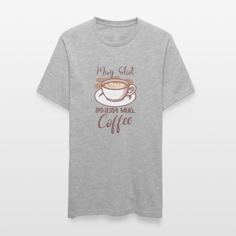 Amateur de café Molécule de caféine Java Latte Espresso T-shirt polycoton Unisexe