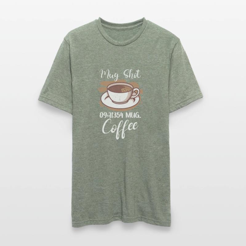 Coffee Lover Caffeine Molecule Java Latte Espresso Unisex Polycotton T-Shirt