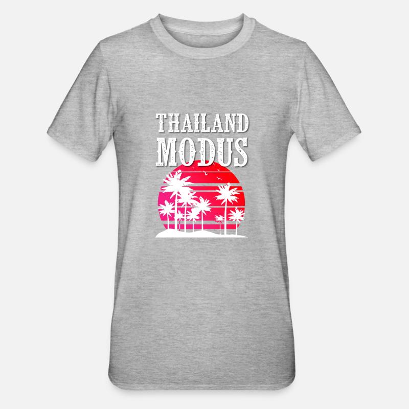 Mode Thaïlande - T-shirt polycoton Unisexe - gris chiné