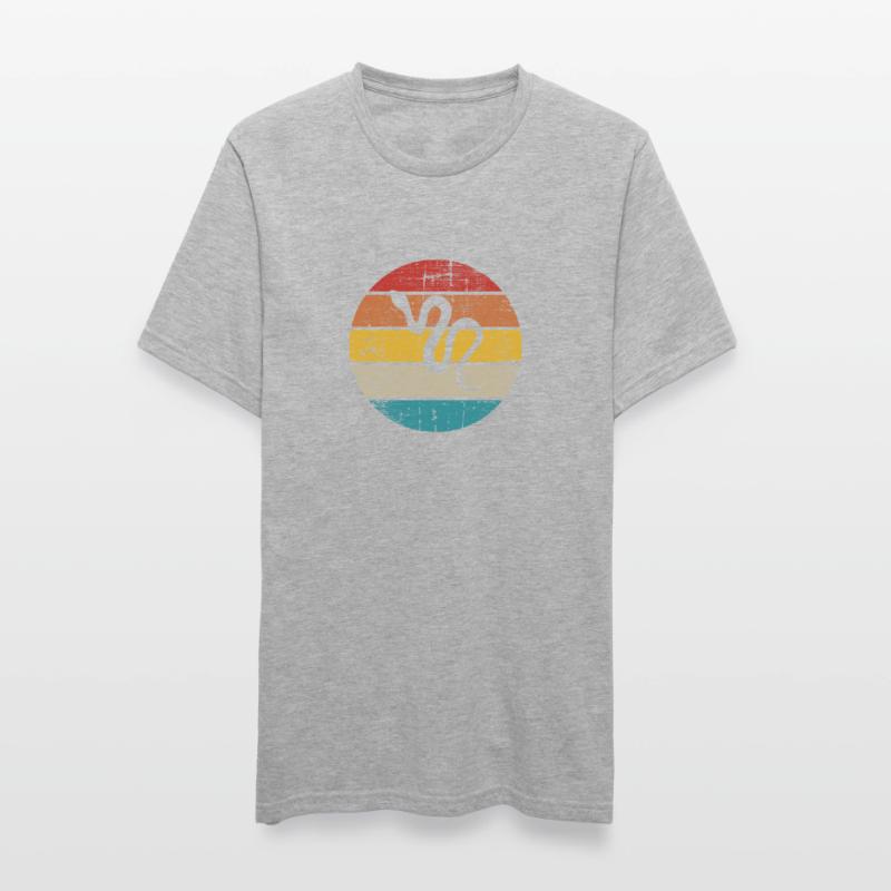 Snake Retro Reptile Python Gift idea Unisex Polycotton T-Shirt