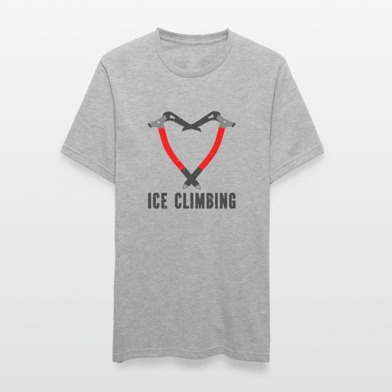 Ich Liebe Eisklettern Eiskletterer Eispickel Unisex Polycotton T-Shirt