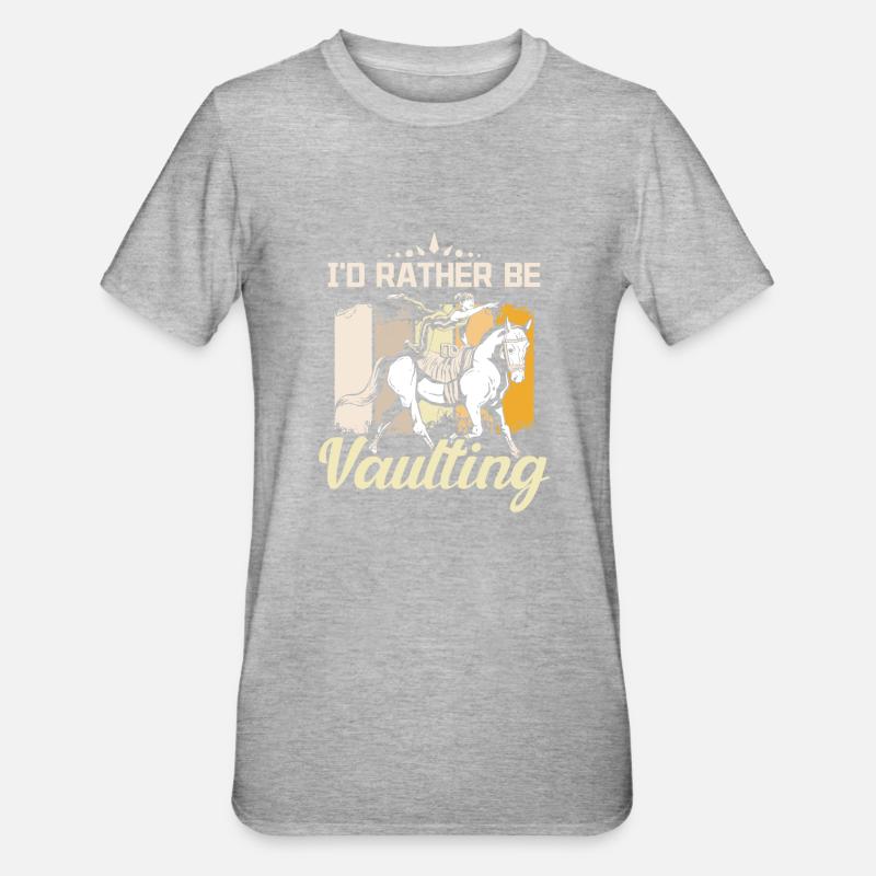 Je préfère voûter - T-shirt polycoton Unisexe - gris chiné