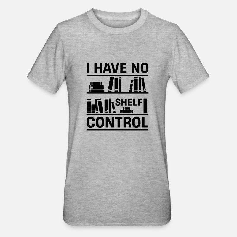 Book Reader Reading Literature Bookworm Gift Idea - Unisex Polycotton T-Shirt - heather grey