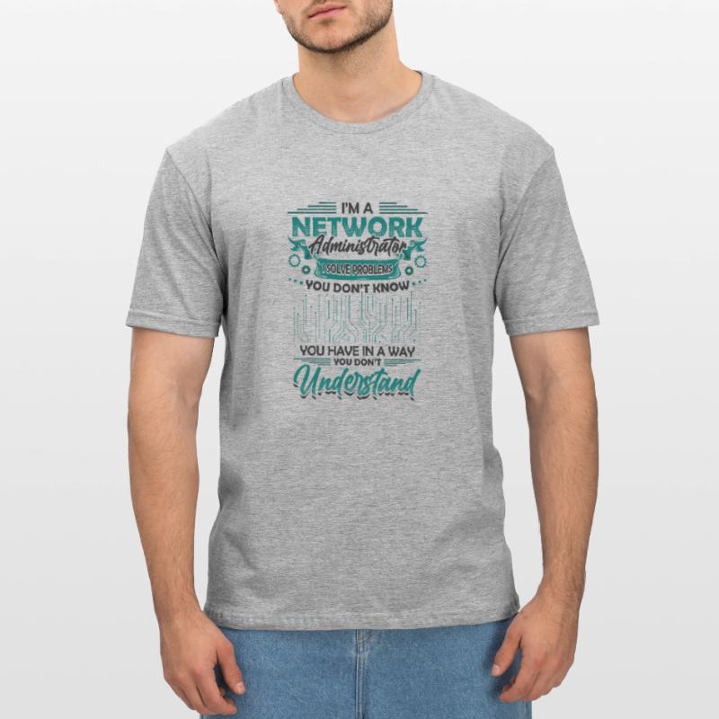Solve Problems It-support Network Administrator Unisex Polycotton T-Shirt