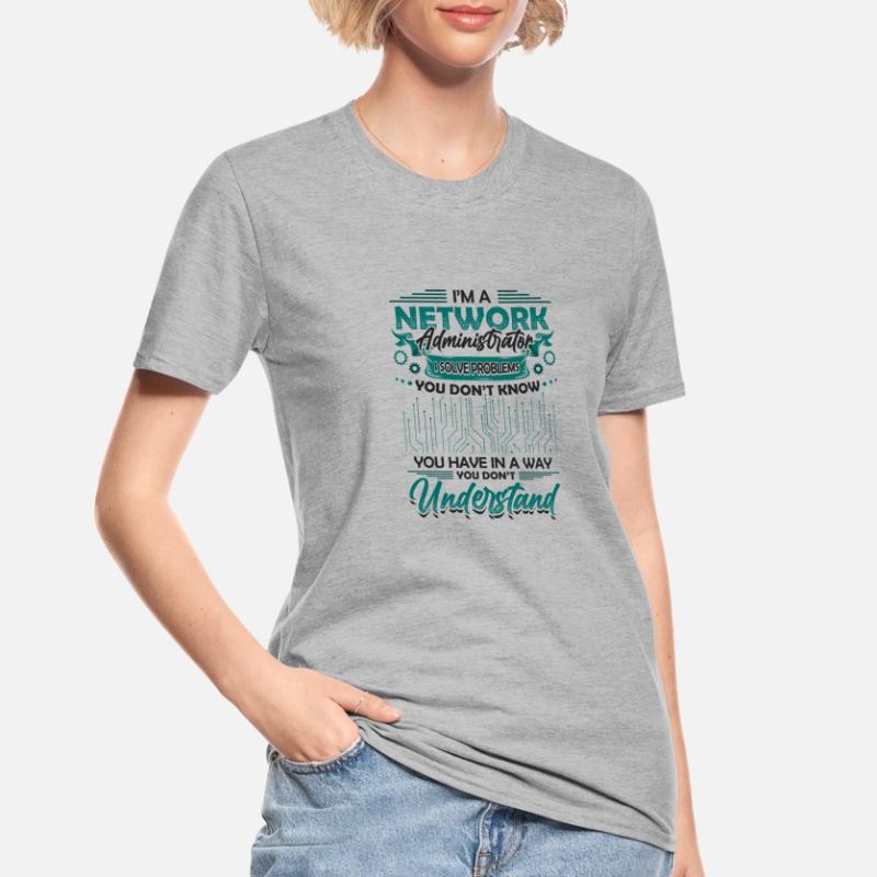 Solve Problems It-support Network Administrator Unisex Polycotton T-Shirt