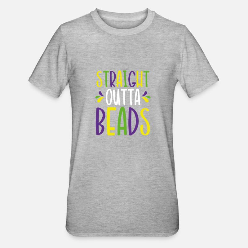 Direkt Aus Perlen - Unisex Polycotton T-Shirt - Grau meliert