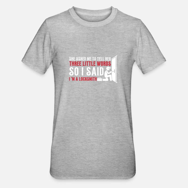 Lockpick Lockpicking Professional Locksmith - Unisex Polycotton T-Shirt - heather grey