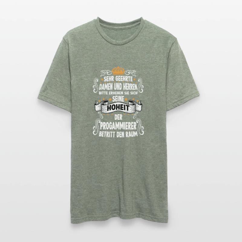 Programmierer T Witzig Spruch Motiv Programmierer Unisex Polycotton T-Shirt