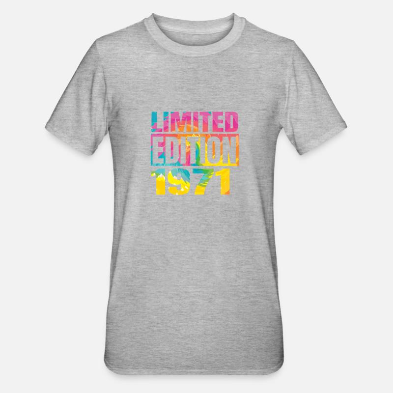 Édition limitée 1971 Graffiti - T-shirt polycoton Unisexe - gris chiné