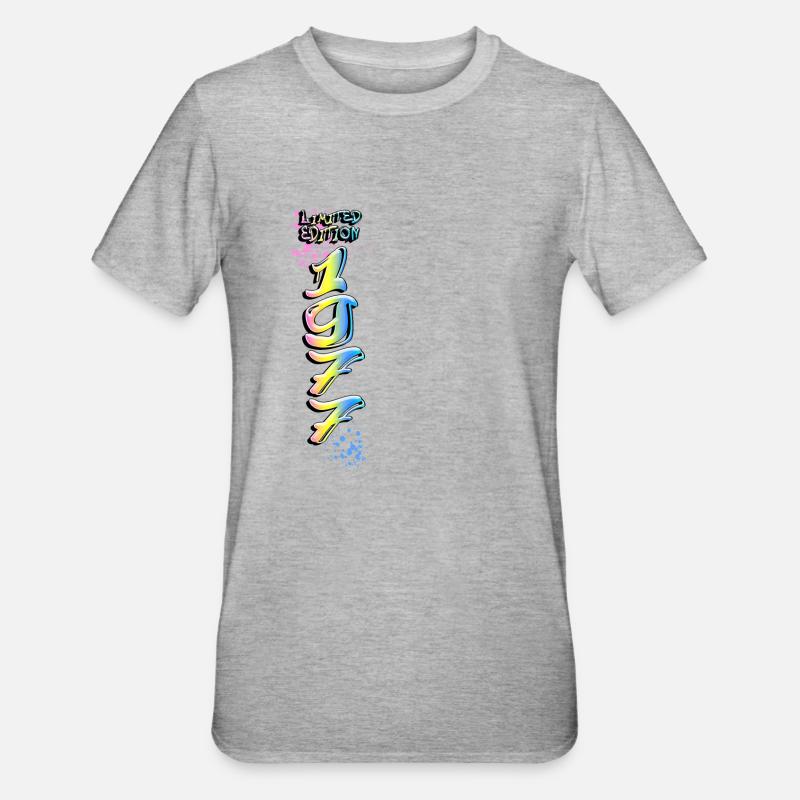 Édition limitée 1977 Graffiti - T-shirt polycoton Unisexe - gris chiné