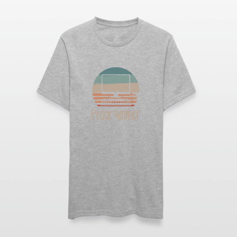 Retro Vintage Programmer Computer Programming Unisex Polycotton T-Shirt