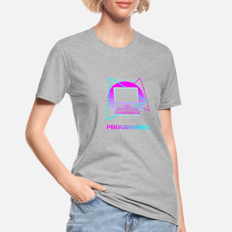 Retro Programmer Computer Programming Unisex Polycotton T-Shirt