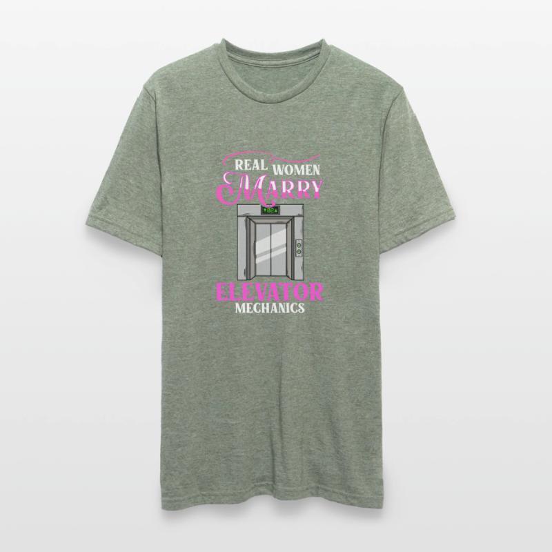 Elevator Elevator System Technician Woman Elevator Elevator Unisex Polycotton T-Shirt
